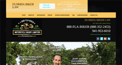Desktop Screenshot of floridabikerlaw.com